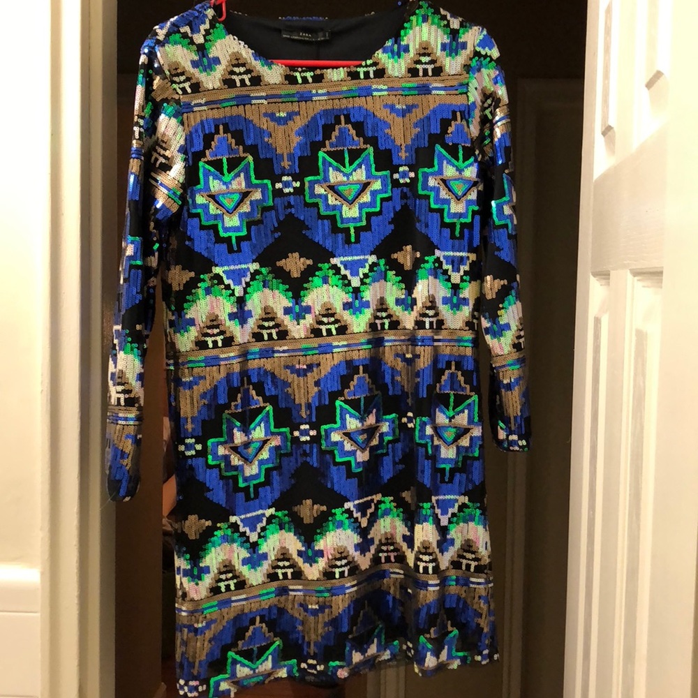 Sequin Midi Dress